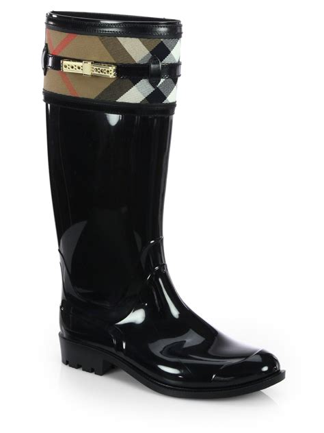 womans burberry rain boots|burberry rain jacket women's sale.